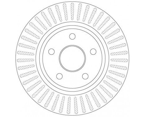 Bromsskiva DF6251 TRW, bild 2