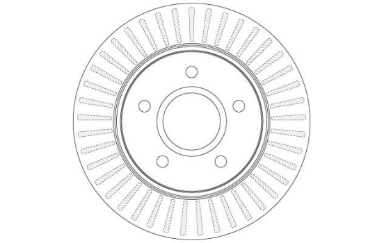 Bromsskiva DF6253S TRW, bild 3