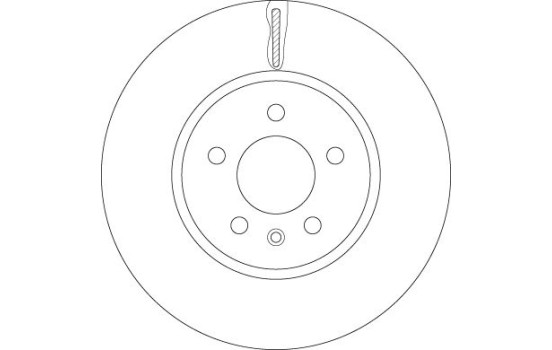Bromsskiva DF6260S TRW, bild 2