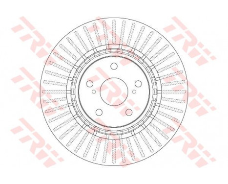 Bromsskiva DF6265 TRW