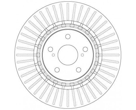 Bromsskiva DF6265 TRW, bild 3