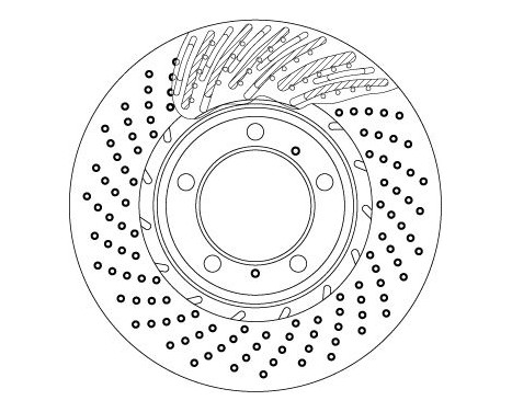 Bromsskiva DF6266S TRW, bild 2