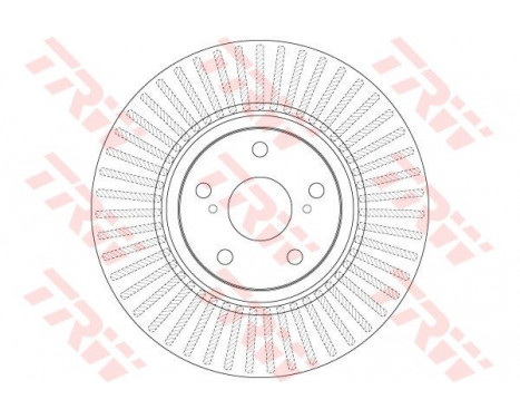 Bromsskiva DF6268 TRW