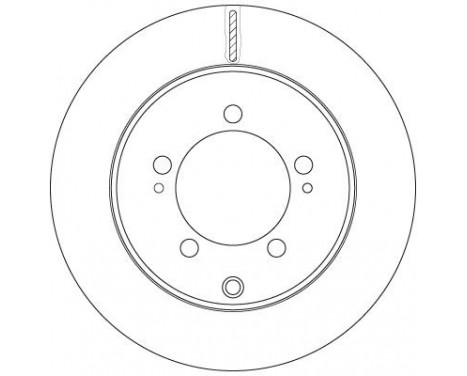 Bromsskiva DF6274 TRW, bild 2
