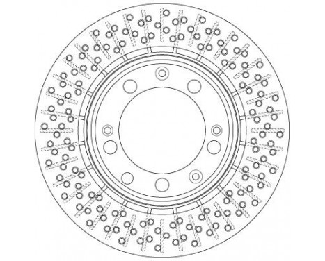 Bromsskiva DF6281 TRW