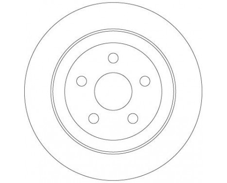 Bromsskiva DF6282 TRW, bild 2