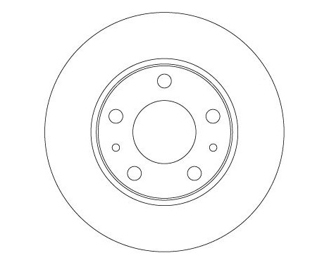 Bromsskiva DF6287 TRW