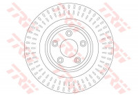 Bromsskiva DF6295 TRW