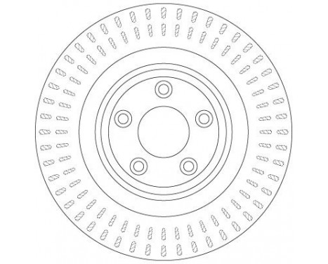 Bromsskiva DF6295 TRW, bild 3