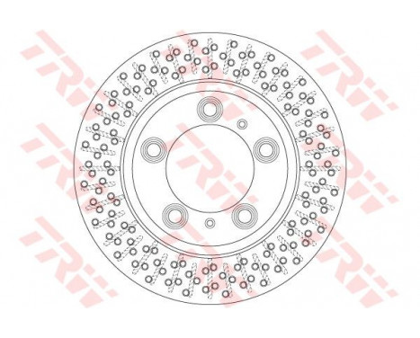 Bromsskiva DF6298S TRW