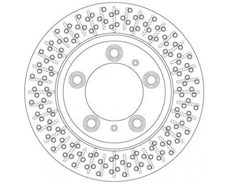 Bromsskiva DF6298S TRW, bild 3