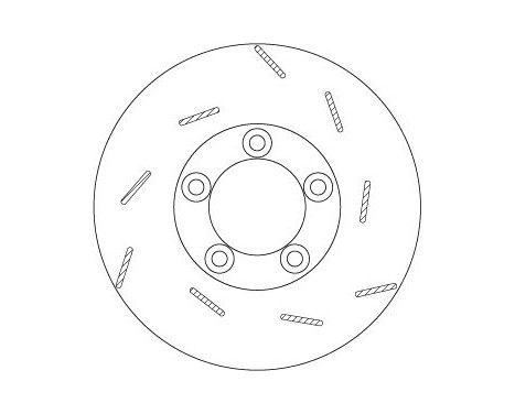 Bromsskiva DF6321S TRW, bild 3