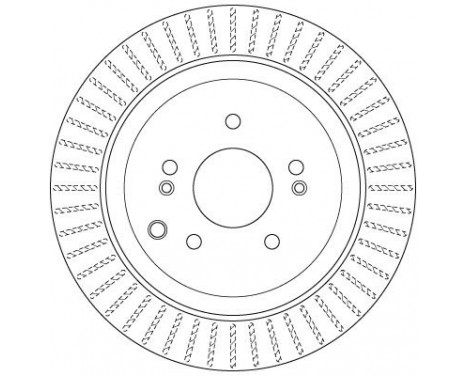 Bromsskiva DF6330 TRW, bild 2
