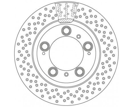 Bromsskiva DF6337S TRW, bild 3