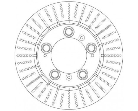 Bromsskiva DF6338 TRW, bild 2