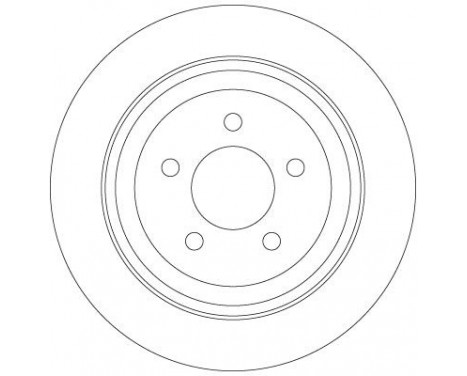 Bromsskiva DF6341 TRW, bild 2