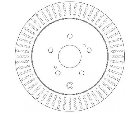 Bromsskiva DF6351 TRW, bild 2