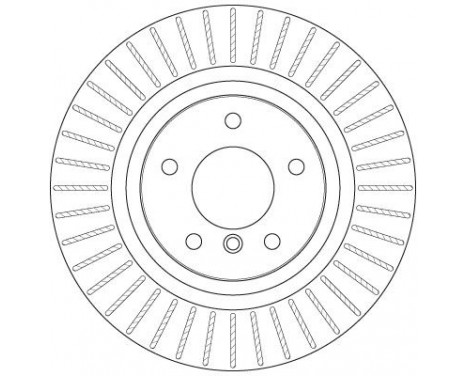 Bromsskiva DF6352S TRW, bild 3