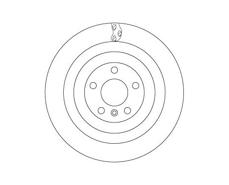 Bromsskiva DF6365S TRW, bild 2