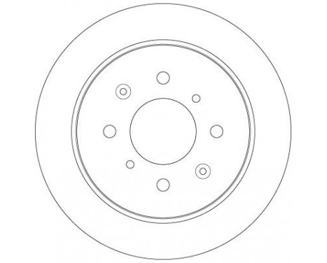 Bromsskiva DF6378 TRW, bild 2
