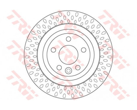 Bromsskiva DF6387 TRW