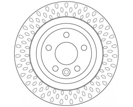 Bromsskiva DF6387 TRW, bild 3