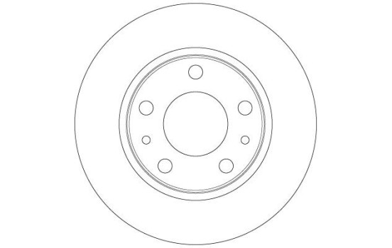 Bromsskiva DF6412 TRW, bild 2