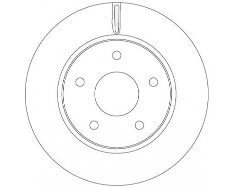 Bromsskiva DF6415 TRW, bild 2