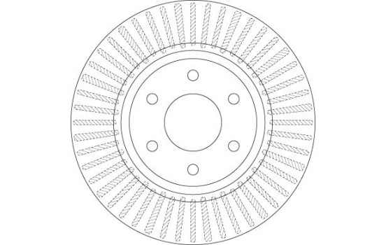Bromsskiva DF6416 TRW, bild 2