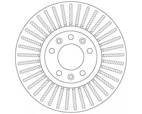 Bromsskiva DF6419 TRW, bild 2