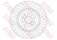 Bromsskiva DF6424 TRW