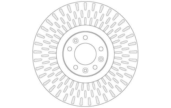 Bromsskiva DF6427S TRW, bild 2