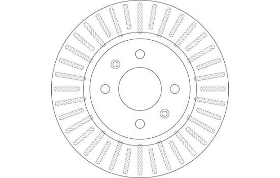 Bromsskiva DF6431 TRW, bild 2