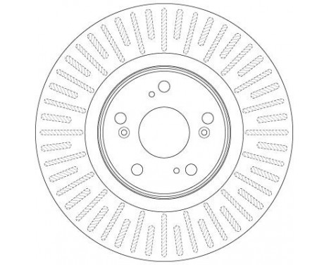 Bromsskiva DF6437 TRW, bild 2