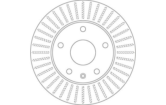 Bromsskiva DF6441 TRW, bild 2