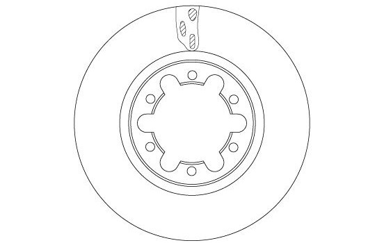 Bromsskiva DF6442 TRW, bild 2