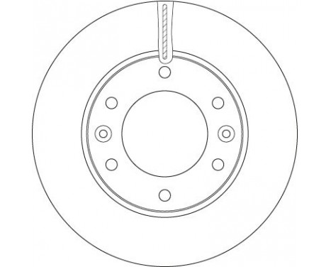 Bromsskiva DF6446 TRW, bild 2