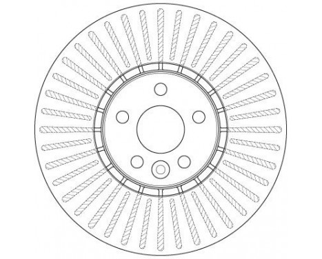 Bromsskiva DF6472S TRW, bild 3