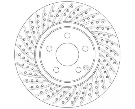 Bromsskiva DF6477 TRW, bild 3