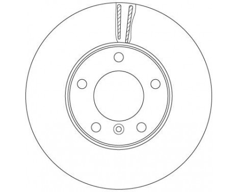 Bromsskiva DF6478S TRW, bild 2