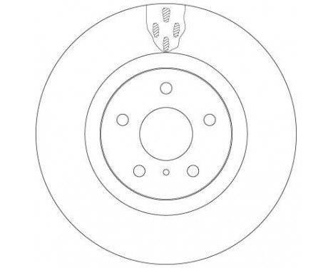 Bromsskiva DF6480 TRW, bild 2