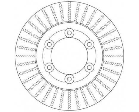 Bromsskiva DF6487 TRW, bild 2