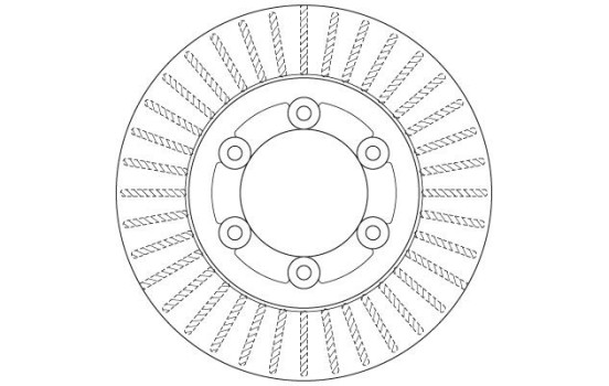Bromsskiva DF6487 TRW, bild 2
