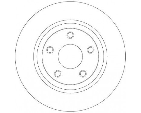 Bromsskiva DF6492 TRW, bild 2