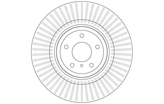 Bromsskiva DF6498S TRW, bild 2