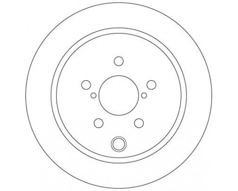 Bromsskiva DF6503 TRW, bild 2