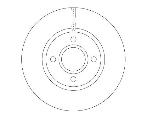 Bromsskiva DF6509 TRW, bild 2