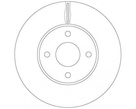 Bromsskiva DF6520 TRW, bild 2