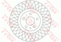 Bromsskiva DF6522 TRW