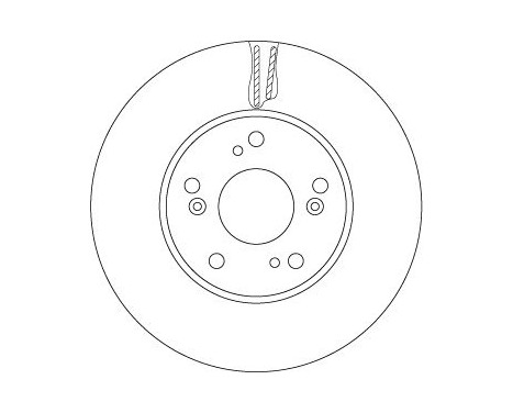 Bromsskiva DF6527 TRW, bild 2